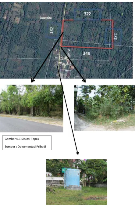 Gambar 6.1 Situasi Tapak 