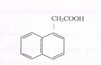 Gambar 5. Rumus Bangun  NAA (-Naphtaleneacetic acid) 