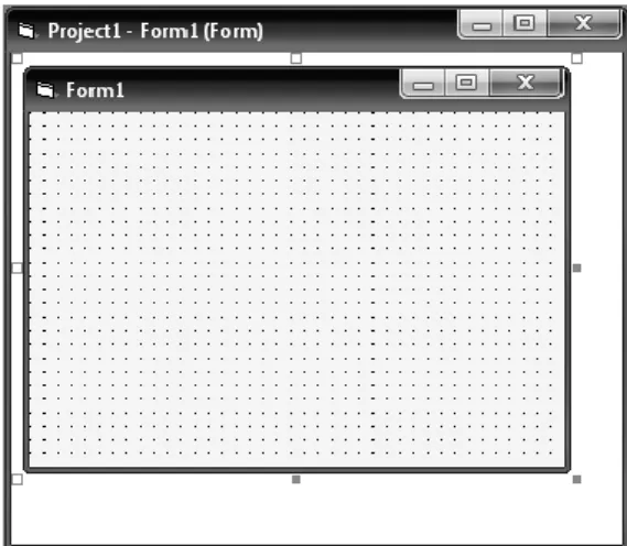Gambar 3.4 Form Window  4.  Project Explorer 