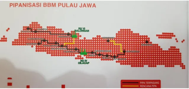 Gambar I. 3. Jalur Pipanisasi BBM Pulau Jawa 