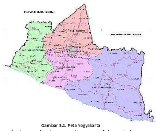 Gambar 3.1. Peta Yogyakarta