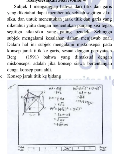 Gambar 4 Hasil Jawaban Subjek 1 (ANS) Dalam 