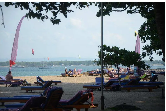 Gambar 6: Pantai Sanur adalah Daya Tarik Pariwisata Sumber: Foto Sendiri  