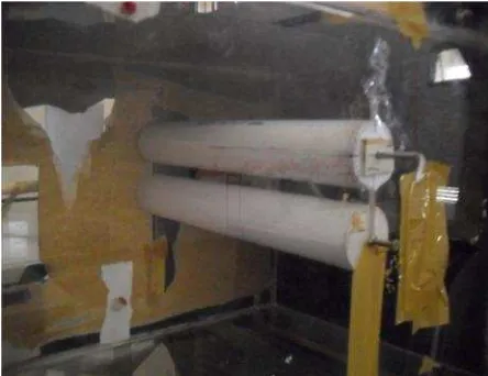 Gambar 3. Selinder di dalam Wind Tunnel
