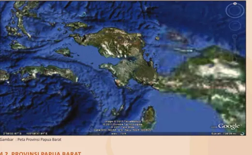 Gambar  : Peta Provinsi Papua Barat
