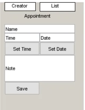 Figure 7.Appointment Page. 