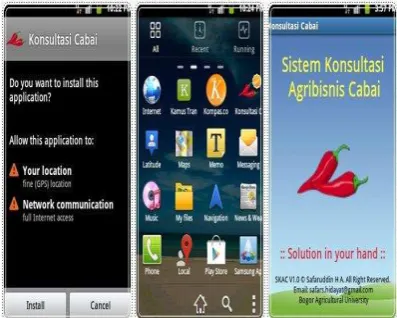 Gambar 5 Implementasi Sistem Konsultasi 