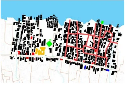 Gambar 1. Analisis linkage Kampung Arab 13 Ulu Sumber : analisis pribadi 