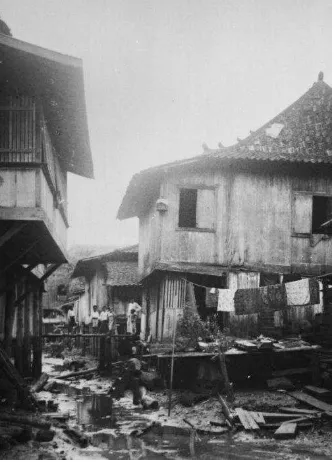Gambar 4. Kali disepanjang Rumah  Panggung, Palembang 