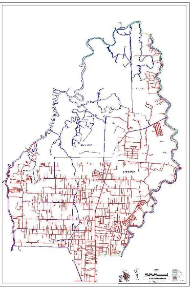 Gambar 4.1 Peta Administrasi Kecamatan Medan MarelanSumber: Dinas Tata Ruang Tata Bangunan Kota Medan, 2012
