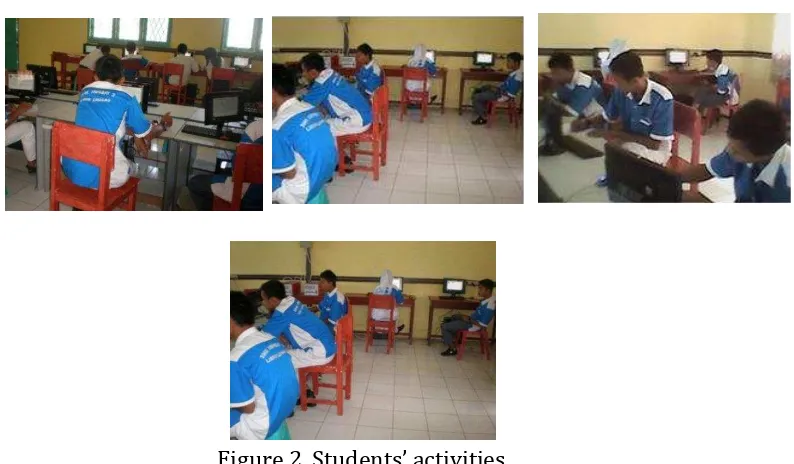 Figure �. Students� activities 