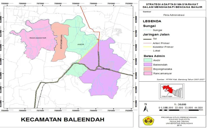 Gambar 1.1  Peta Administrasi 
