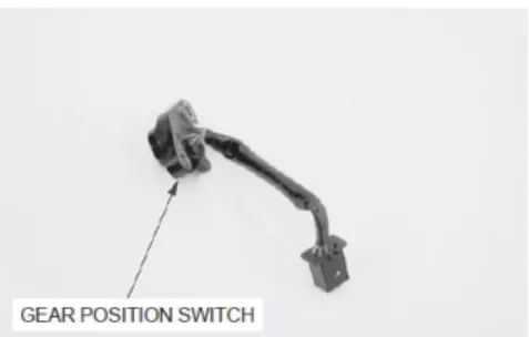 Gambar 3.7 Gear position switch (PT.Astra Honda Motor, 2002) 
