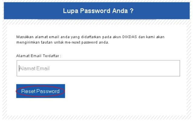 Gambar 17. Lupa Password 