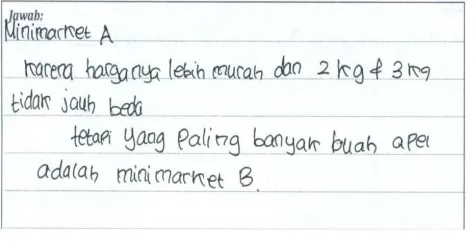 Figure 5. Mutia’s answer 