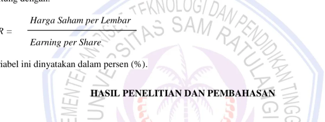 Tabel 1. Nama Perusahaan Yang Menjadi Sampel 