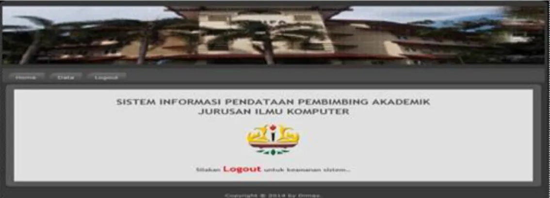 Gambar 3. Tampilan Utama (Beranda) 