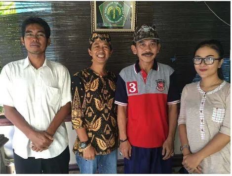 Gambar 5 Pengurus Organisasi Pencak Silat Terumbu Banten 