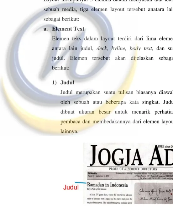 Gambar 2.14  Contoh Judul 