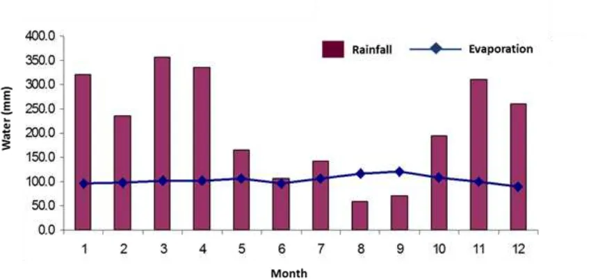 Figure 2. Ilustration of irrigation applicartion concept as the basis of irrigation scheduling (Bakri and Imanudin, 2012)