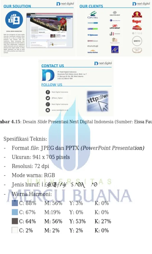 Gambar 4.15: Desain Slide Presentasi Next Digital Indonesia (Sumber: Eissa Fauzia) 