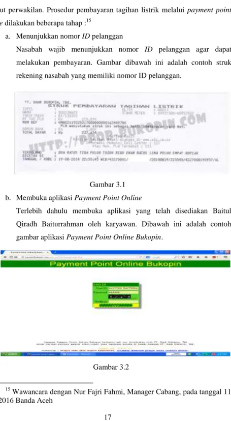 Gambar 3.1  b.  Membuka aplikasi Payment Point Online 