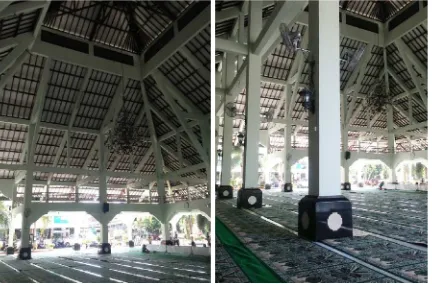 Gambar 7. Pagar Masjid Bernuansa Ciri Khas ArsitekturGaya Bali