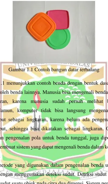 Gambar 1.1 Contoh bangun datar terhalang 