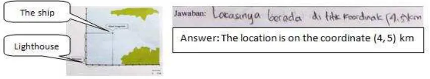 Figure 21: The second group's written work on locating the sunken ship 