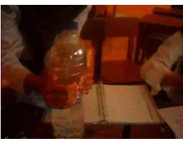 Figure 6: Student activity when conducting experiments using Cartesian balance 