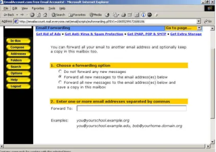 Gambar 4  Email forwarding 