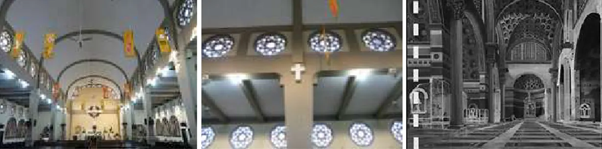 Gambar 4.6  Ruang dalam gereja Katedral.   