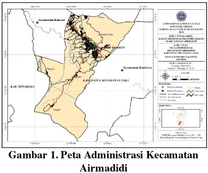Gambar 1. Peta Administrasi Kecamatan 