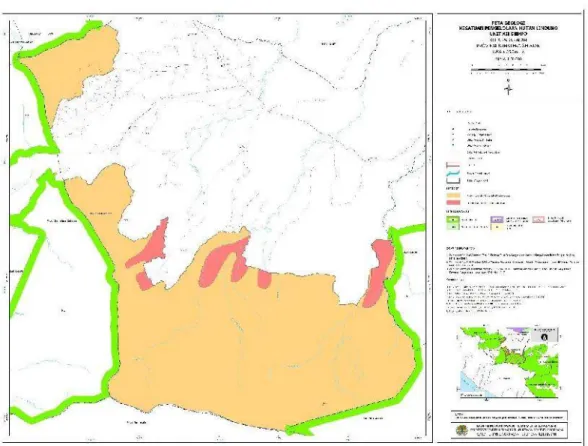 Gambar 2.5  Sebaran  geologi  dalam  kawasan  hutan  KPHL  Unit  XII  Dempo. 
