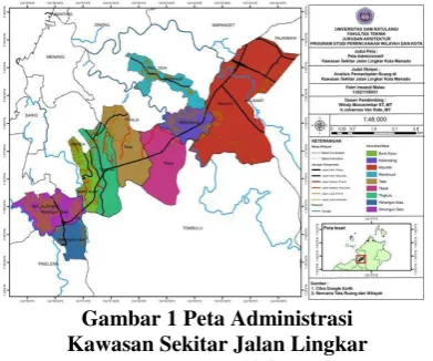 Gambar 1 Peta Administrasi 