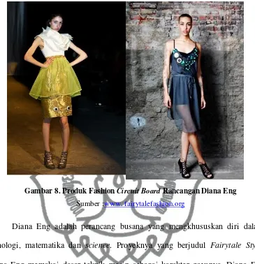 Gambar 8. Produk Fashion Circuit Board Rancangan Diana Eng 