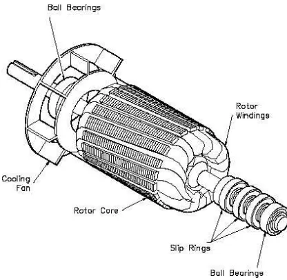 Gambar 2.2 Rotor dari Generator AC