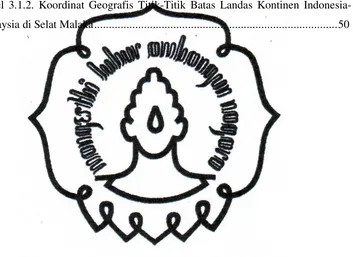 Tabel 3.1.2. Koordinat Geografis Titik-Titik Batas Landas Kontinen Indonesia-