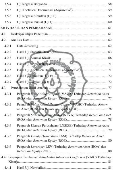 Grafik Hasil Uji Normalitas ...........................................................
