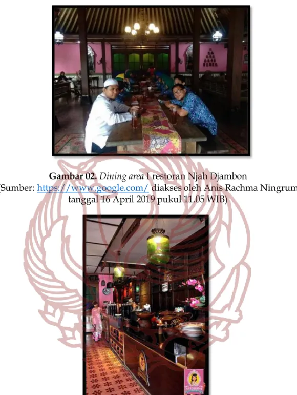 Gambar 02. Dining area I restoran Njah Djambon 