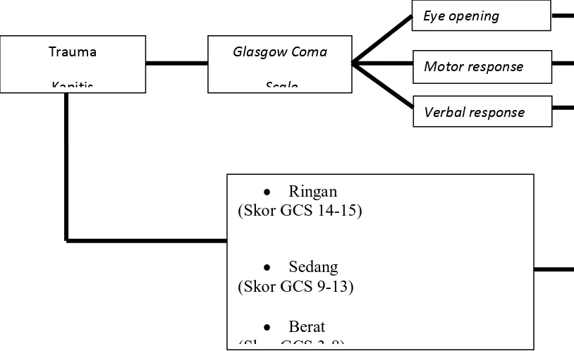 Gambar 3.1. Kerangka konsep gambaran Glasgow Coma Scale pada trauma 