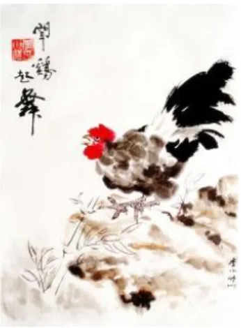 Gambar 1. Lukisan gongbi 