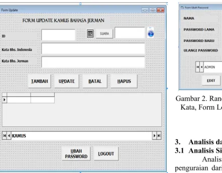 Gambar 3. Tampilan Form Awal