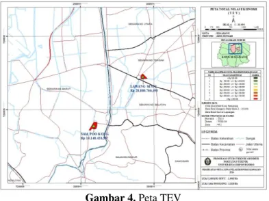 Gambar 4. Peta TEV 