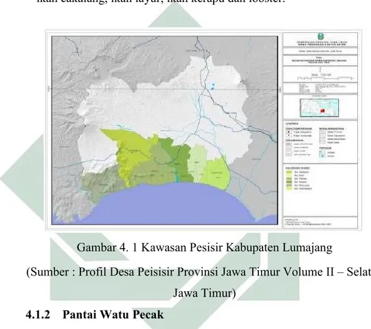 Gambar 4. 1 Kawasan Pesisir Kabupaten Lumajang 