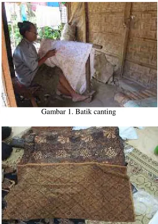 Gambar 1. Batik canting