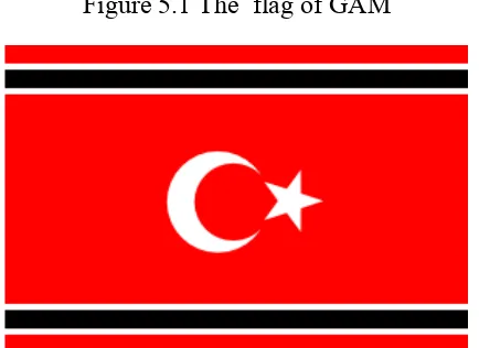 Figure 5.1 The  flag of GAM 