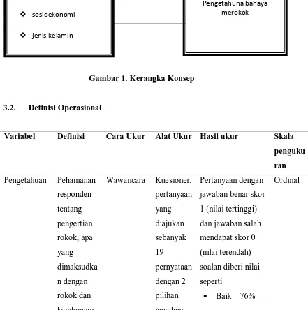 Gambar 1. Kerangka Konsep 