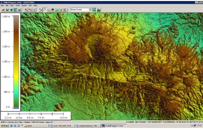 Gambar 7: Citra Landsat Patahan Lembang dan Sekitarnya 