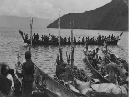 Gambar. 3 : Suasana Aktifitas Dagang di Desa Nainggolan Sebelum Tahun 1965 